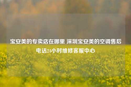 宝安美的专卖店在哪里 深圳宝安美的空调售后电话24小时维修客服中心