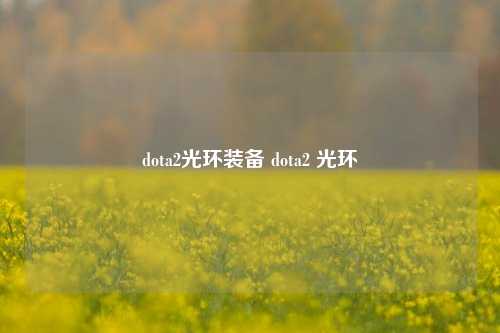 dota2光环装备 dota2 光环