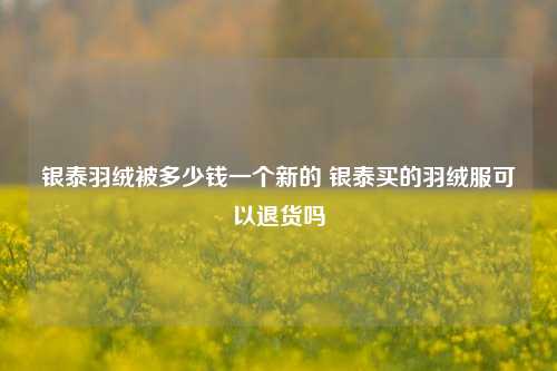 银泰羽绒被多少钱一个新的 银泰买的羽绒服可以退货吗